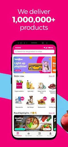 Скриншот 2 — instashop: Groceries & more