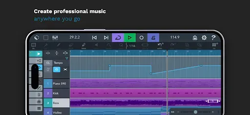 Скриншот 1 — Cubasis 3 - DAW & Music Studio