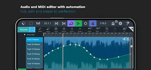 Скриншот 4 — Cubasis 3 - DAW & Music Studio