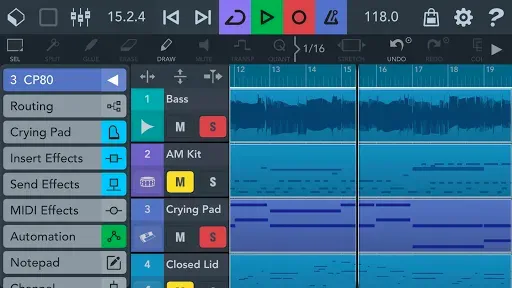 Скриншот 1 — Cubasis LE 3 Trial