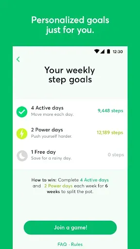 Скриншот 3 — StepBet: Get Active & Stay Fit
