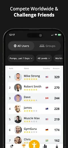 Скриншот 4 — GOLDEN Burpees Tracker