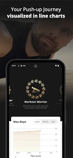 Скриншот 3 — GOLDEN Push-Ups Pushup Tracker