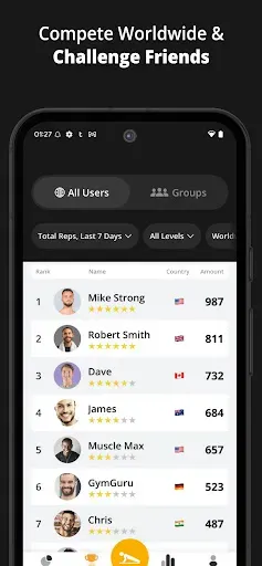 Скриншот 4 — GOLDEN Push-Ups Pushup Tracker