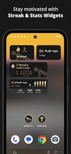 Скриншот 8 — GOLDEN Push-Ups Pushup Tracker