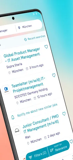 Скриншот 2 — Stepstone Job App