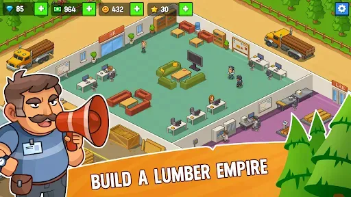 Скриншот 1 — Lumber Inc Tycoon