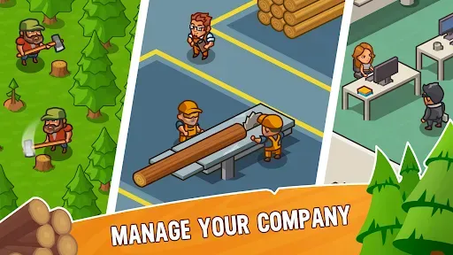 Скриншот 2 — Lumber Inc Tycoon