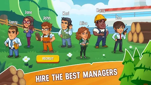 Скриншот 3 — Lumber Inc Tycoon