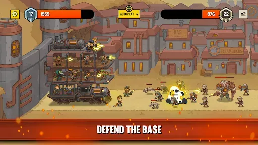 Скриншот 1 — Steampunk Camp Defense