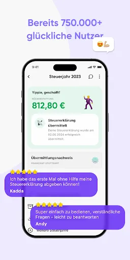 Скриншот 1 — Steuerbot: Steuererklärung App
