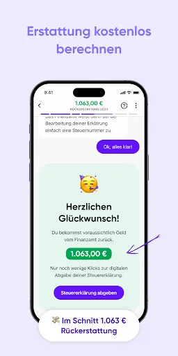 Скриншот 2 — Steuerbot: Steuererklärung App