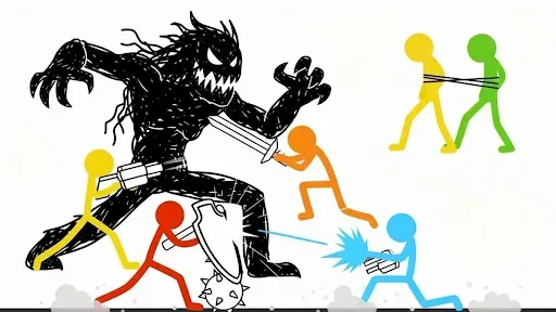 Скриншот 2 — Stickman Fight: Weapon Master