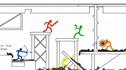 Скриншот 5 — Stickman Fight: Weapon Master