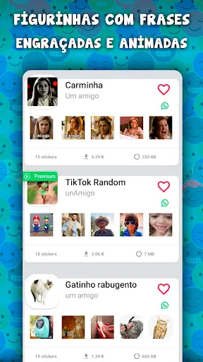 Скриншот 3 — Figurinhas de memes WASticker