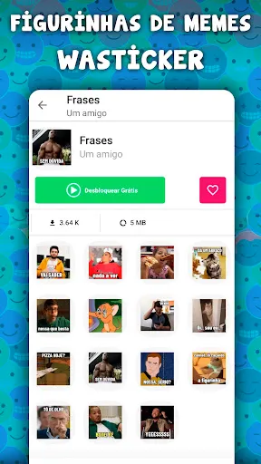Скриншот 4 — Figurinhas de memes WASticker