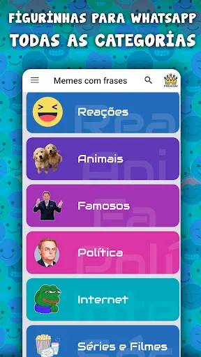 Скриншот 6 — Figurinhas de memes WASticker