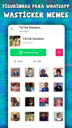 Скриншот 7 — Figurinhas de memes WASticker