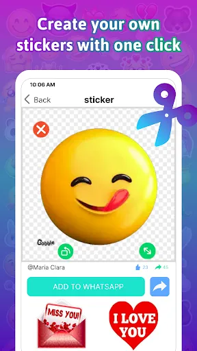 Скриншот 2 — TextSticker 2026 WAStickerApps