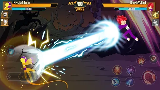 Скриншот 2 — Stickman Dragon Fight