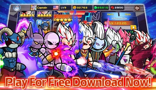 Скриншот 8 — Stickman Warriors Legend Fight