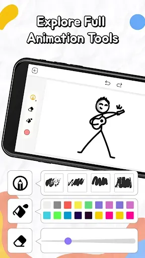 Скриншот 3 — Animaker, stickman animation