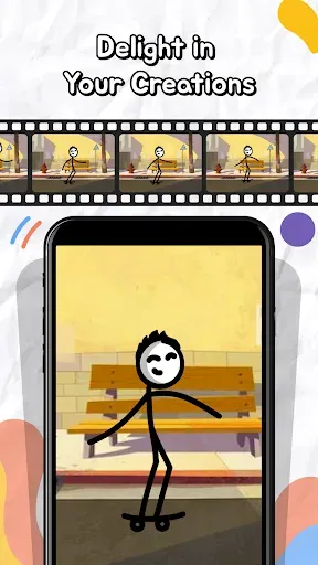 Скриншот 4 — Animaker, stickman animation