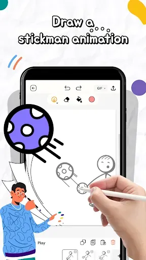 Скриншот 8 — Animaker, stickman animation