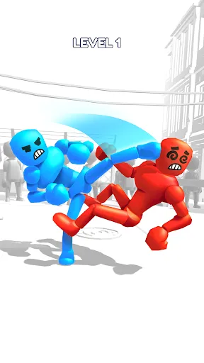 Скриншот 1 — Stickman Ragdoll Fighter