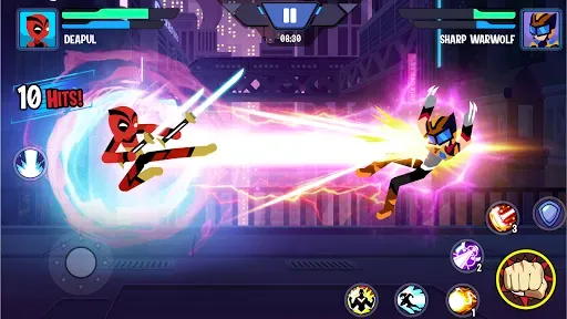 Скриншот 1 — Stickman Heroes: Battle of God