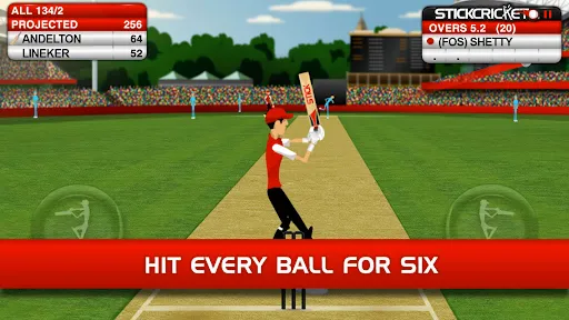 Скриншот 1 — Stick Cricket Classic