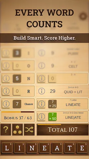 Скриншот 1 — Spell Out: Word Strategy Game
