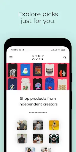Скриншот 1 — Stopover: Design. Shop. Sell.