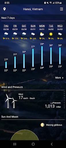 Скриншот 2 — Weather Real-time Forecast