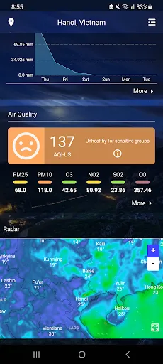 Скриншот 3 — Weather Real-time Forecast