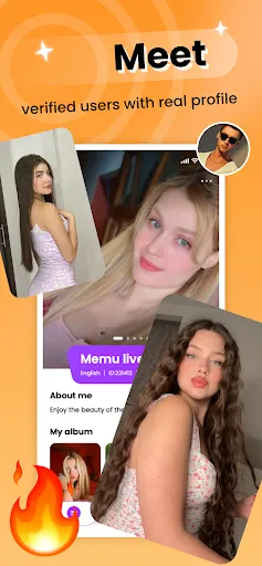 Скриншот 2 — Memu Live - Meet & Video Chat
