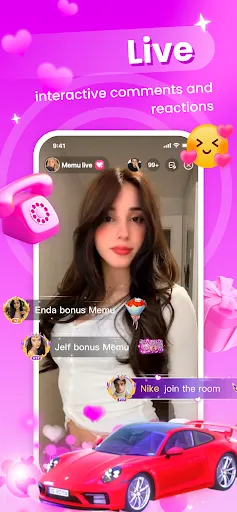 Скриншот 3 — Memu Live - Meet & Video Chat