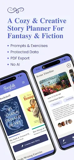 Скриншот 1 — Storyfolk Novel Planner App