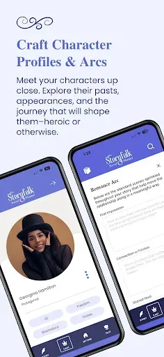 Скриншот 2 — Storyfolk Novel Planner App
