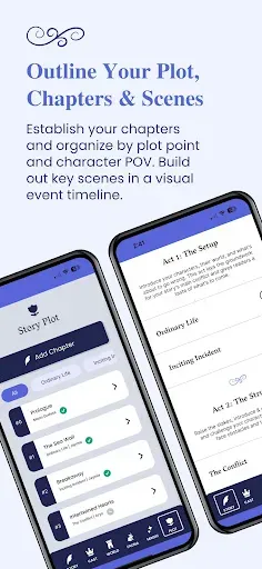 Скриншот 3 — Storyfolk Novel Planner App