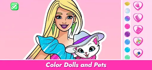 Скриншот 2 — Barbie Color Creations