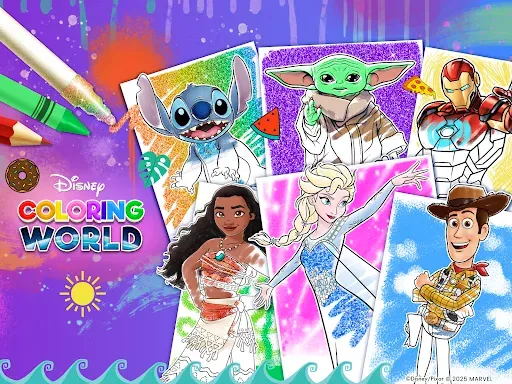 Скриншот 8 — Disney: мир раскрасок