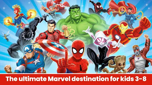 Скриншот 1 — Marvel HQ: Kids Super Hero Fun