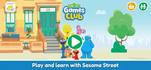 Скриншот 1 — Sesame Street Games Club