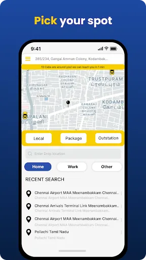Скриншот 2 — Fasttrack Cabs : Safe Taxi