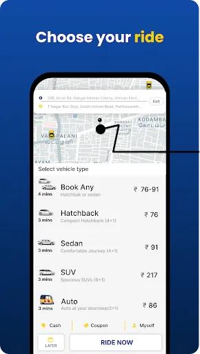 Скриншот 3 — Fasttrack Cabs : Safe Taxi