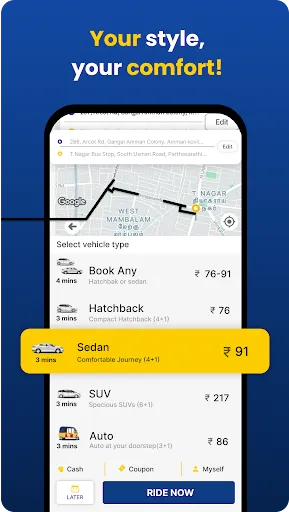 Скриншот 4 — Fasttrack Cabs : Safe Taxi