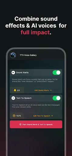 Скриншот 4 — TikFinity Mobile - Alerts&TTS