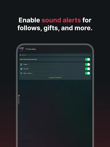 Скриншот 6 — TikFinity Mobile - Alerts&TTS