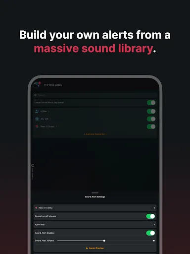 Скриншот 7 — TikFinity Mobile - Alerts&TTS